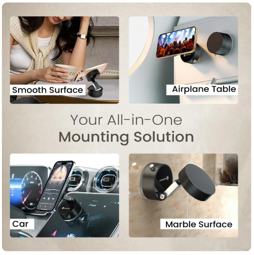 Vacuum Magnetic Suction Phone Holder